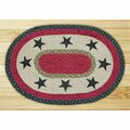Capitol Earth Rugs Stars Oval Placemat 48-238S
